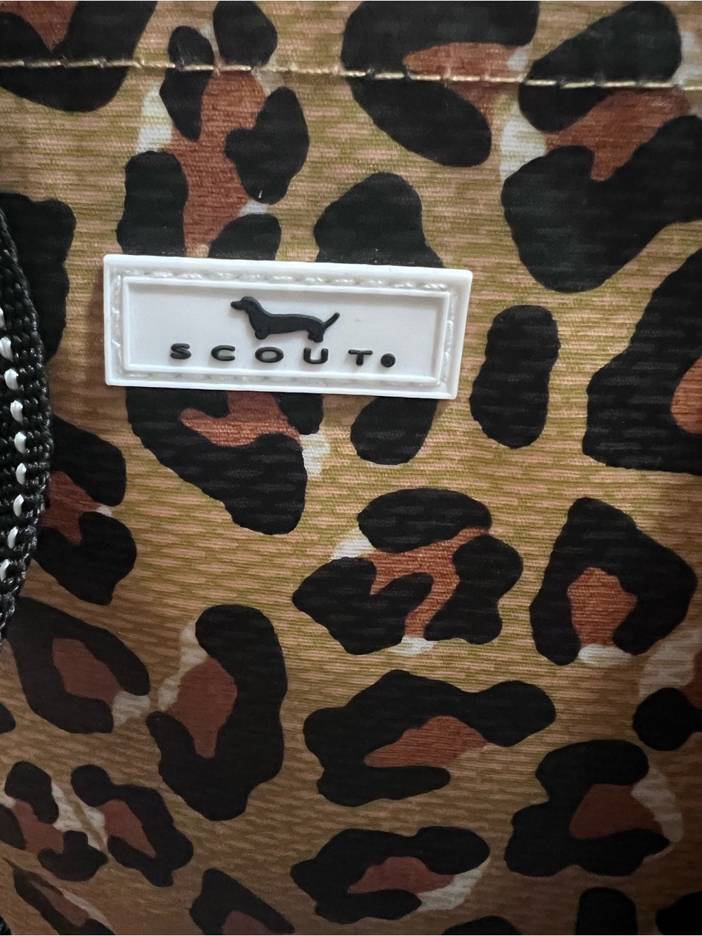 ✨NWT Scout Daytripper Leopard Print Shoulder Bag Cindy Clawford BeachTravel Tote - Picture 4 of 8